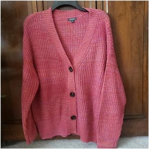 Wild fable pink chunky cardigan XXL